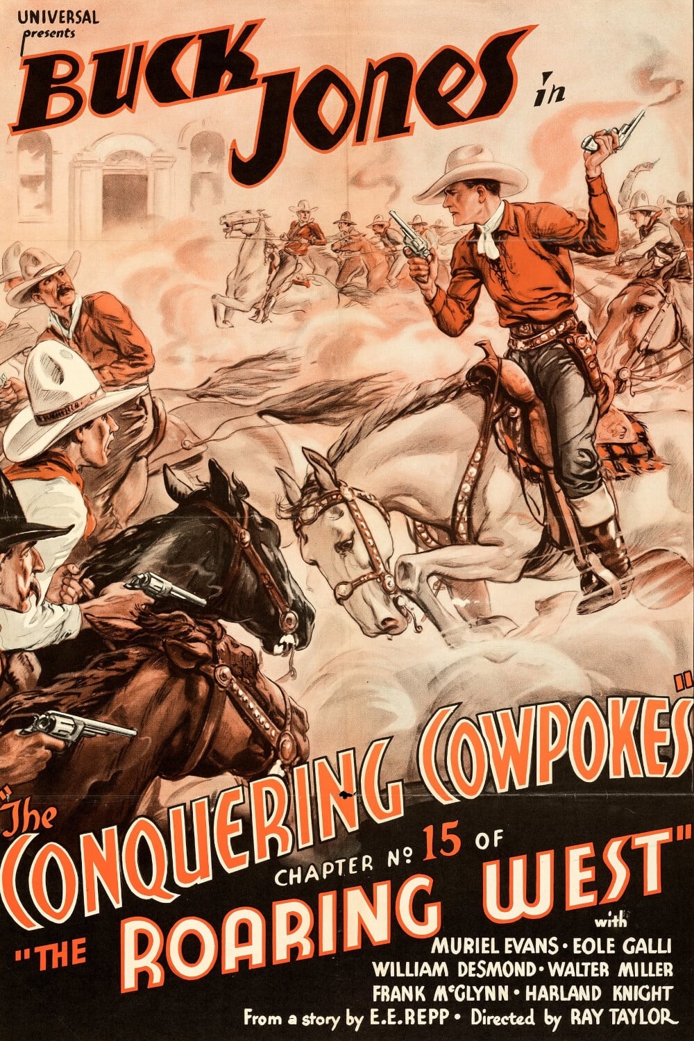 The Roaring West (1935) постер